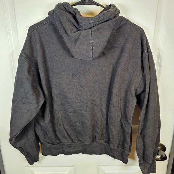 RARE Abstract Tupac Shakur Colorful Art Hoodie Praying Hands Small Three Layer - Picture 4 of 4